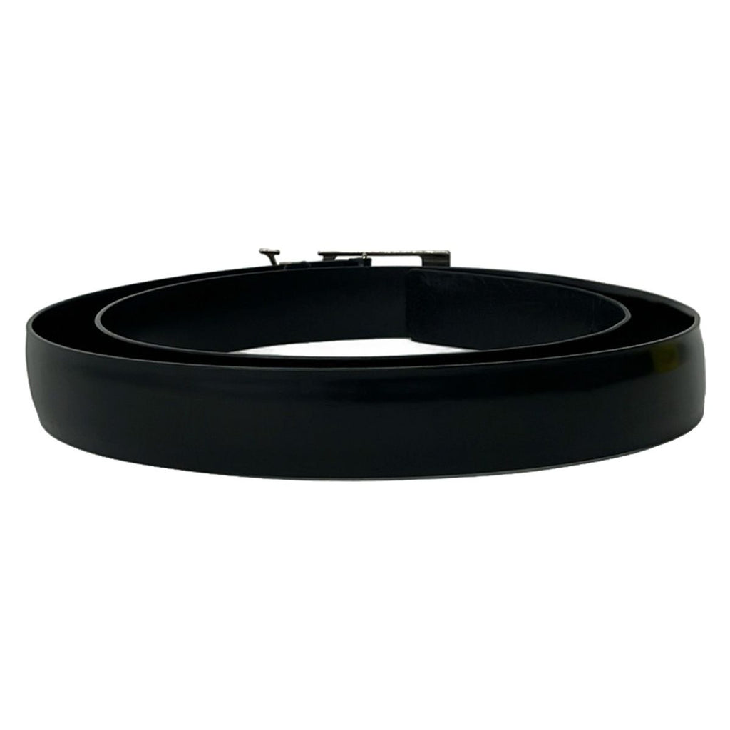 Louis Vuitton Belt 105 42 Ceinture Anagram 30 Black Silver Leather — view 2