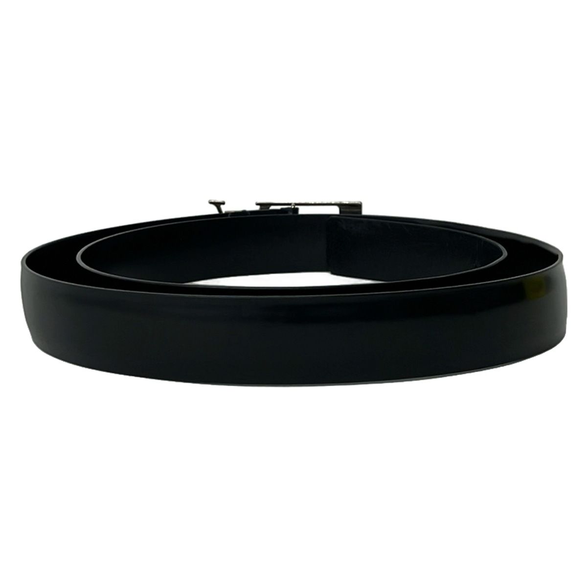 Louis Vuitton Belt 105 42 Ceinture Anagram 30 Black Silver Leather — view 2