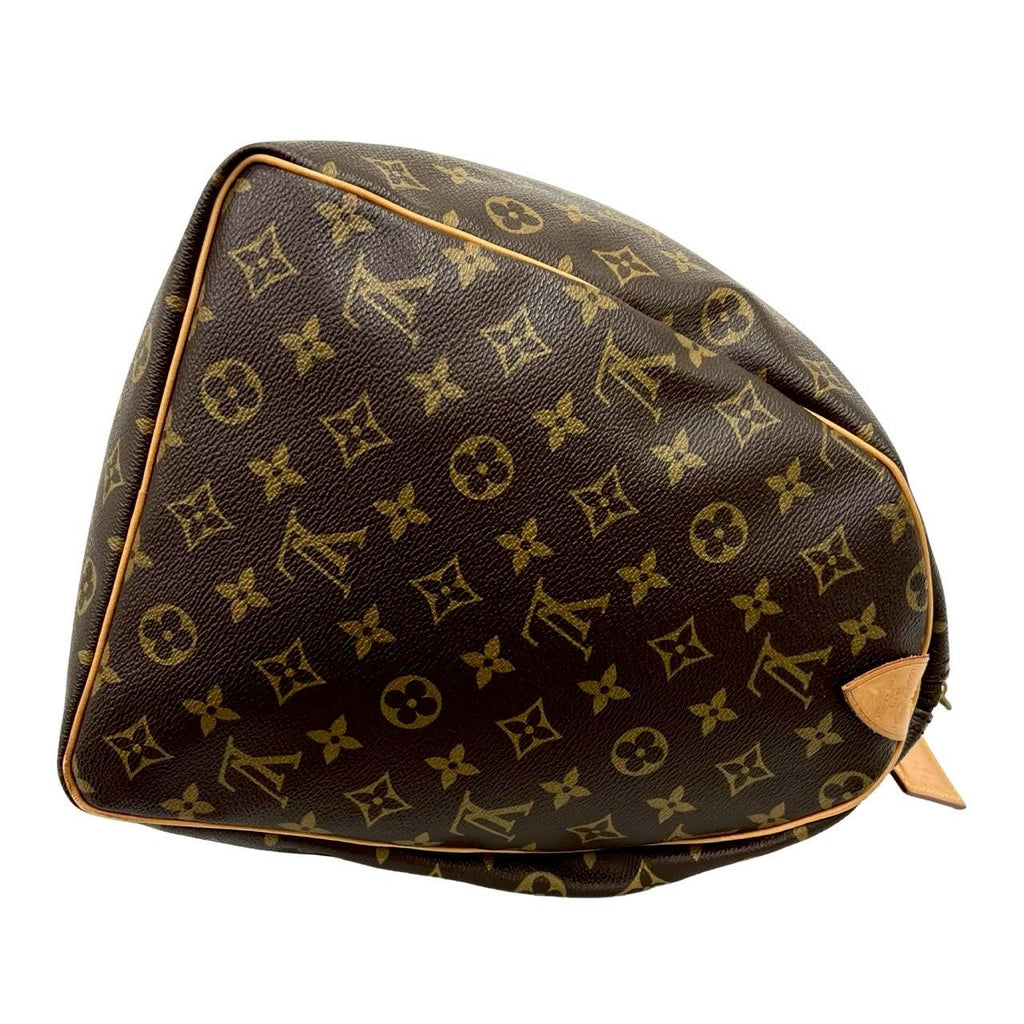 Louis Vuitton Vintage Keepall 50 Monogram Leather Boston Bag Brown — view 6