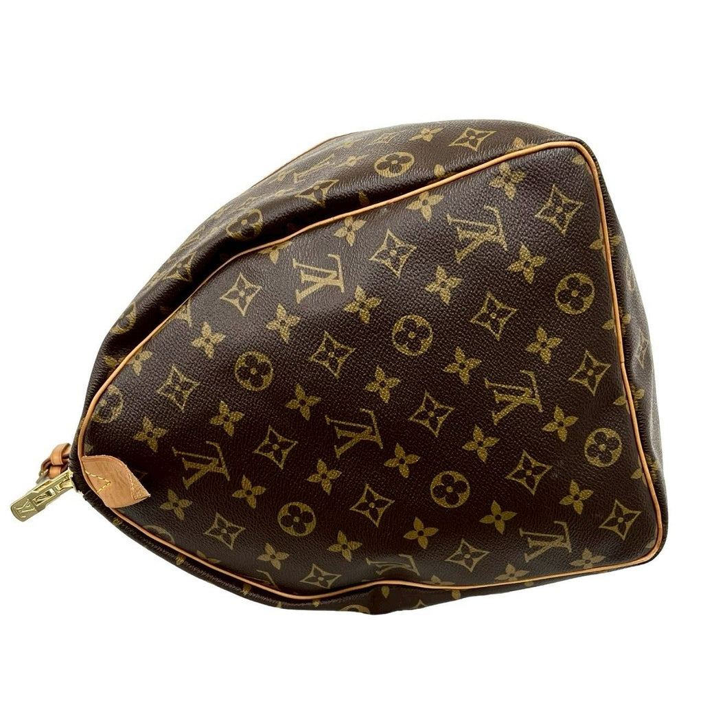 Louis Vuitton Vintage Keepall 50 Monogram Leather Boston Bag Brown — view 5