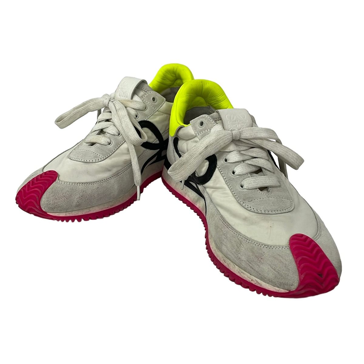 Loewe Sneakers 39 White Light Gray Multi Leather — view 2