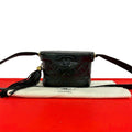 Chanel And Vintage CC Logo Lambskin Tassel Shoulder Bag Vanity Black