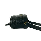Chanel And Vintage CC Logo Lambskin Tassel Shoulder Bag Vanity Black — view 6