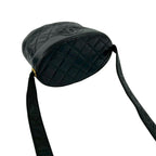 Chanel And Vintage CC Logo Lambskin Tassel Shoulder Bag Vanity Black — view 4