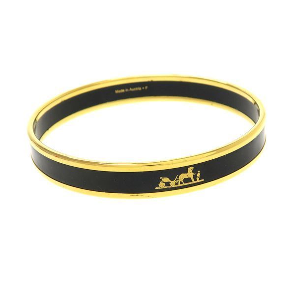 Hermes Enamel Bangle Bracelet — view 3