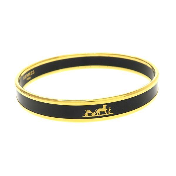 Hermes Enamel Bangle Bracelet