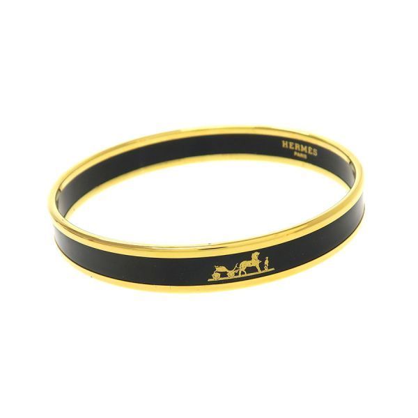 Hermes Enamel Bangle Bracelet — view 2