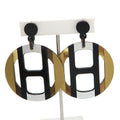 Hermes Earrings Equipe Multicolor