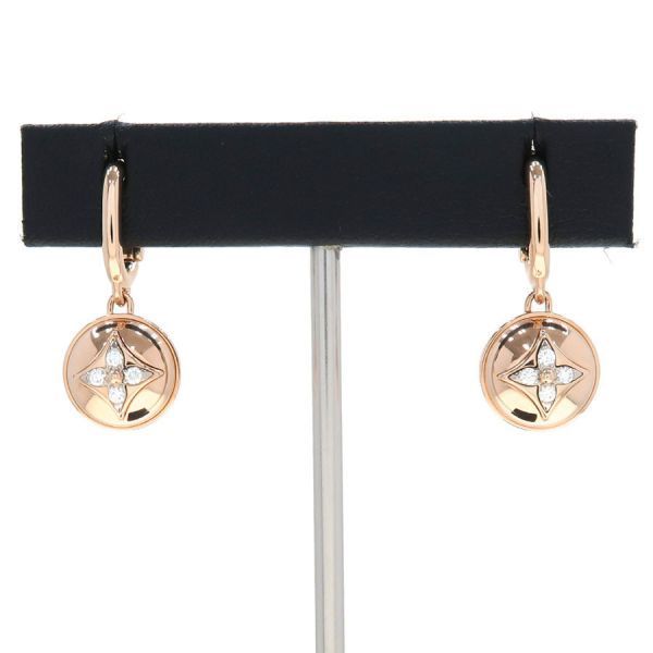 Louis Vuitton Book le Reuil B Blossom Diamond Earrings