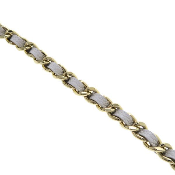 Chanel Quilted Chain Shoulder Bag Gray — view 8