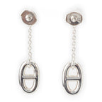 Hermes Chaine D'ancre Farandole Earrings Silver — view 3