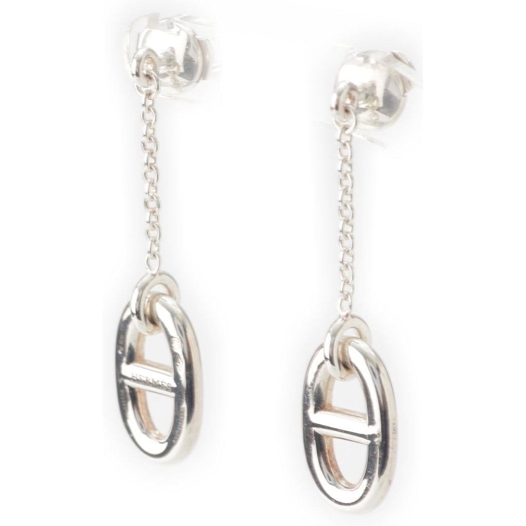 Hermes Chaine D'ancre Farandole Earrings Silver — view 2