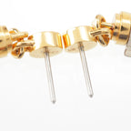 Hermes Charnier Nata Earrings Gold — view 9