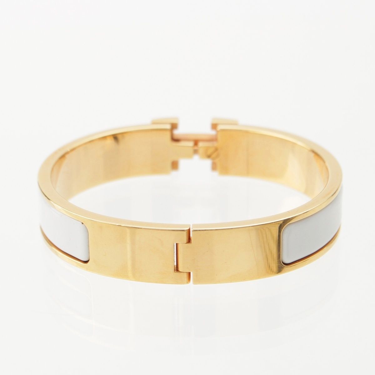 Hermes Click PM Bracelet White Gold — view 3