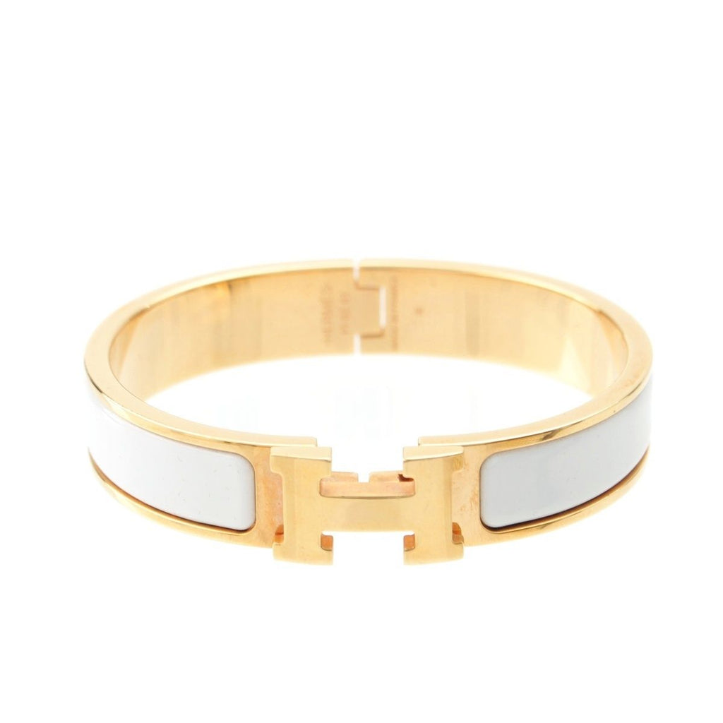 Hermes Click PM Bracelet White Gold