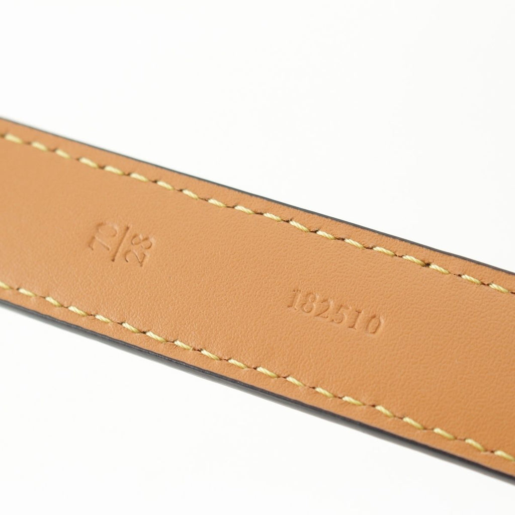 Loewe Anagram Buckle Belt Beige Gold 70 — view 9