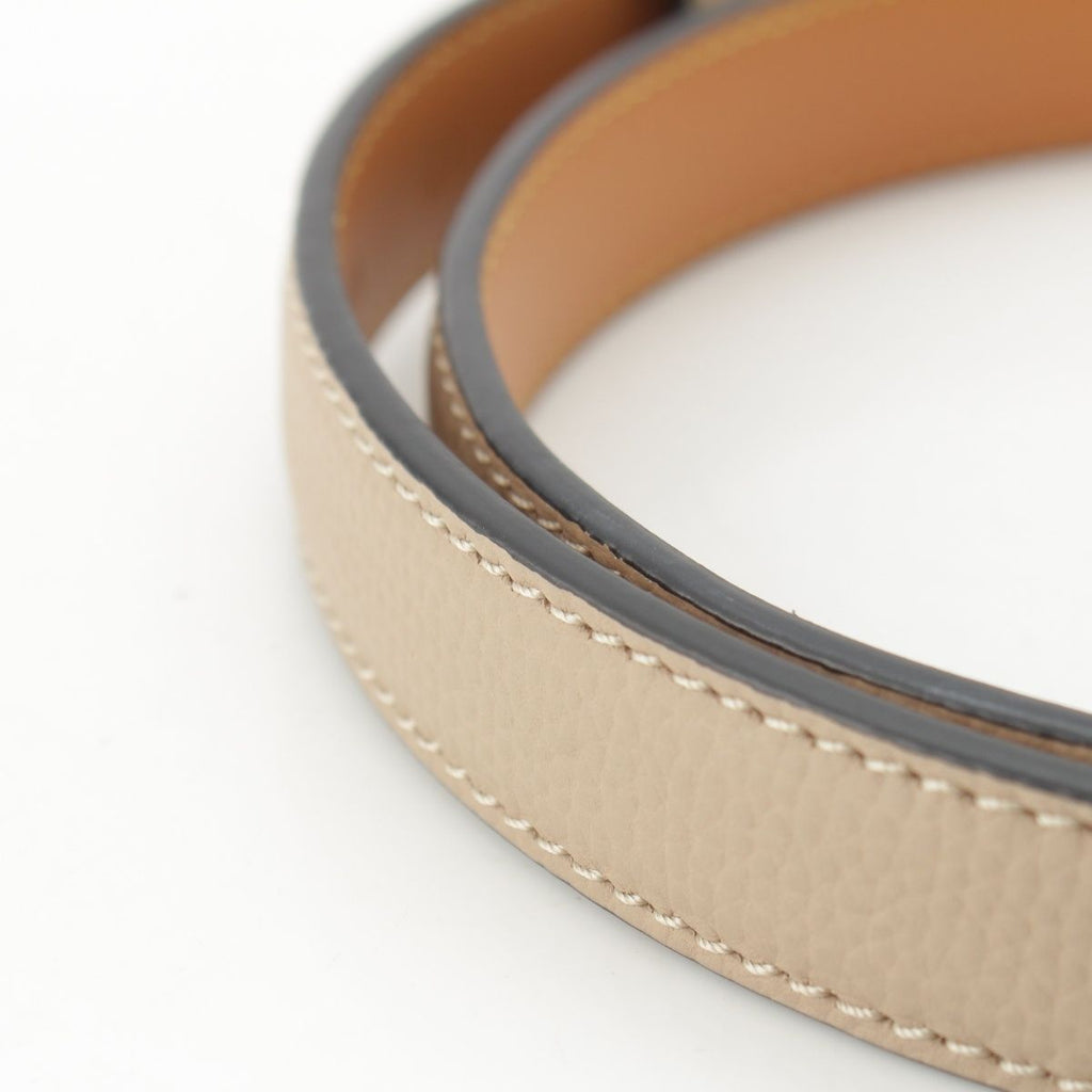 Loewe Anagram Buckle Belt Beige Gold 70 — view 4