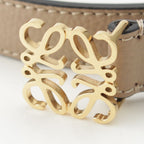 Loewe Anagram Buckle Belt Beige Gold 70 — view 3
