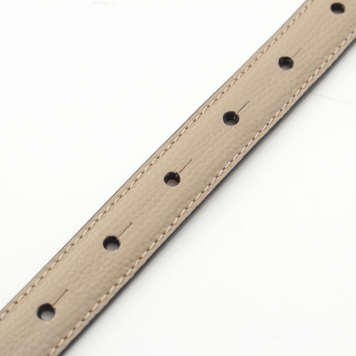 Loewe Anagram Buckle Belt Beige Gold 70 — view 5
