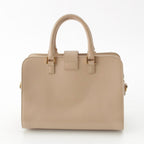 Saint Laurent Baby Cabas Leather 2-Way Shoulder Handbag Beige — view 4