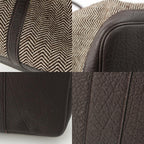 Hermes Garden Party GM Toilet Blanc Negonda Herringbone Handbag Tote Ecru — view 9