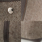 Hermes Garden Party GM Toilet Blanc Negonda Herringbone Handbag Tote Ecru — view 8