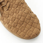 Bottega Veneta Intrecciato Lace Up Low Cut Sneakers Brown — view 6
