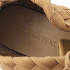 Bottega Veneta Intrecciato Lace Up Low Cut Sneakers Brown — view 7