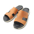 Hermes Varadero Leather Sandals Brown