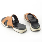 Hermes Varadero Leather Sandals Brown — view 4