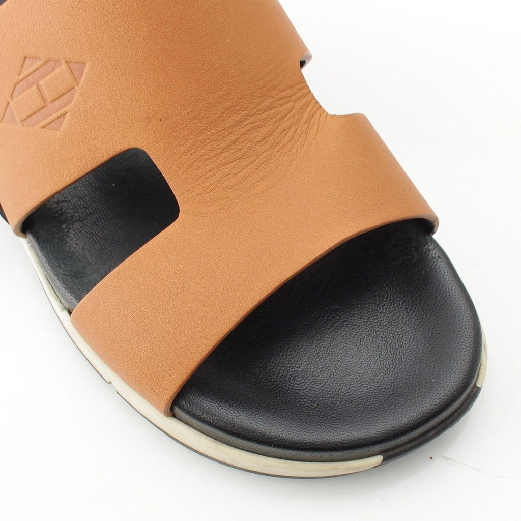 Hermes Varadero Leather Sandals Brown — view 6