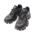 Prada Cloud Bust Sander Rubber Fabric Sneakers Black