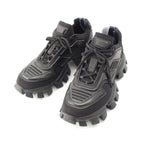 Prada Cloud Bust Sander Rubber Fabric Sneakers Black