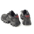 Prada Cloud Bust Sander Rubber Fabric Sneakers Black — view 4