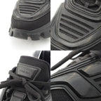 Prada Cloud Bust Sander Rubber Fabric Sneakers Black — view 8
