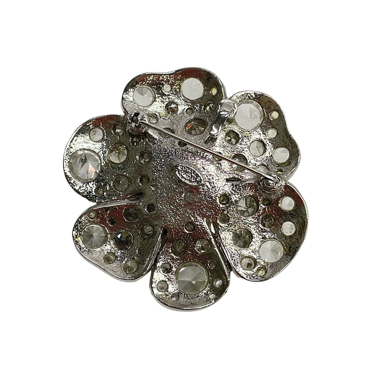 Chanel Brooch Camellia Silver — view 2