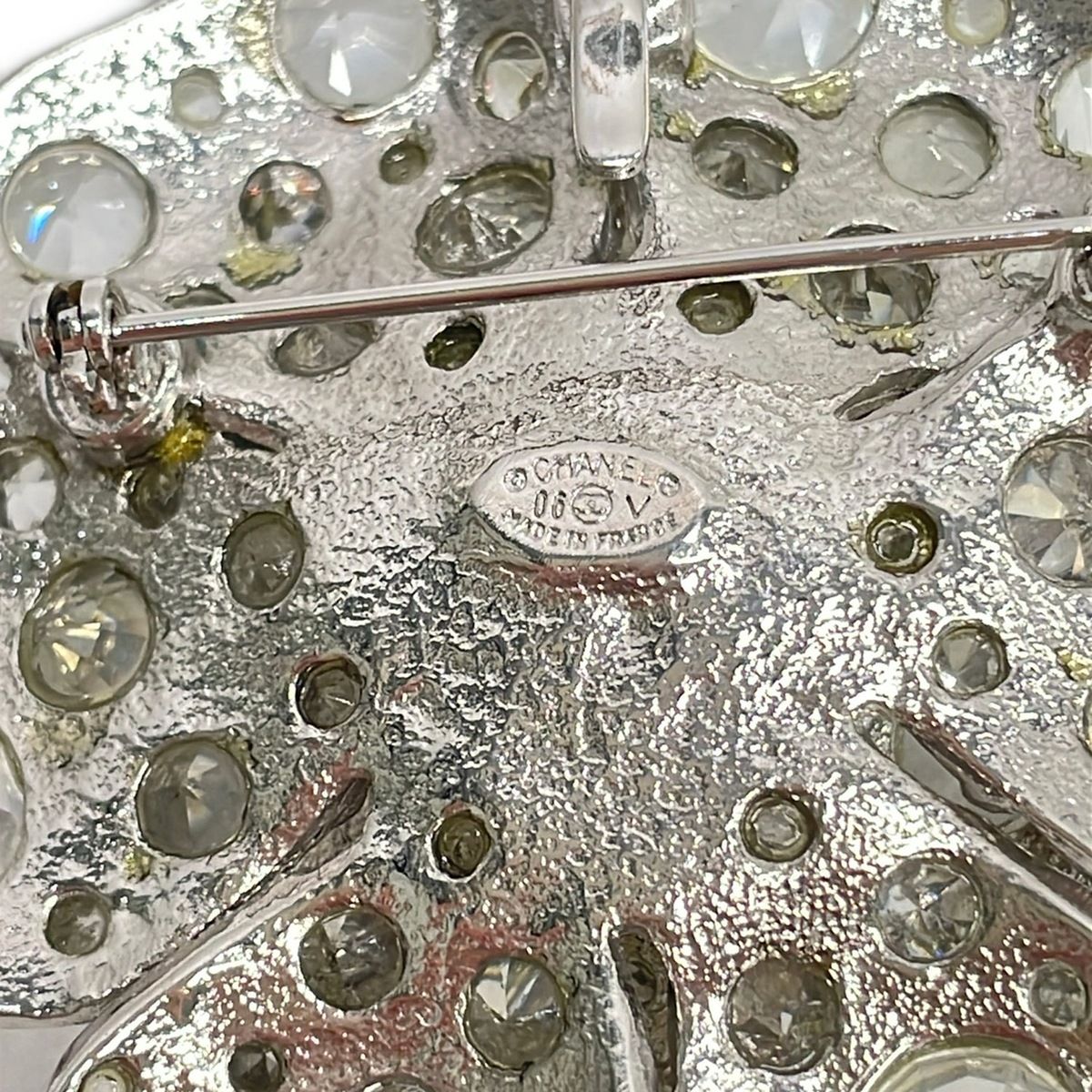 Chanel Brooch Camellia Silver — view 3