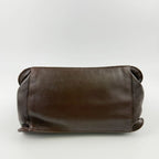 Bottega Veneta Intrecciato Shoulder Bag Leather Brown Vintage — view 7