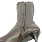 Hermes Long Boots 36 Dark Brown Leather — view 5