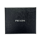 Prada Trifold Wallet Dark Navy Leather — view 6