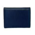 Prada Trifold Wallet Dark Navy Leather — view 2