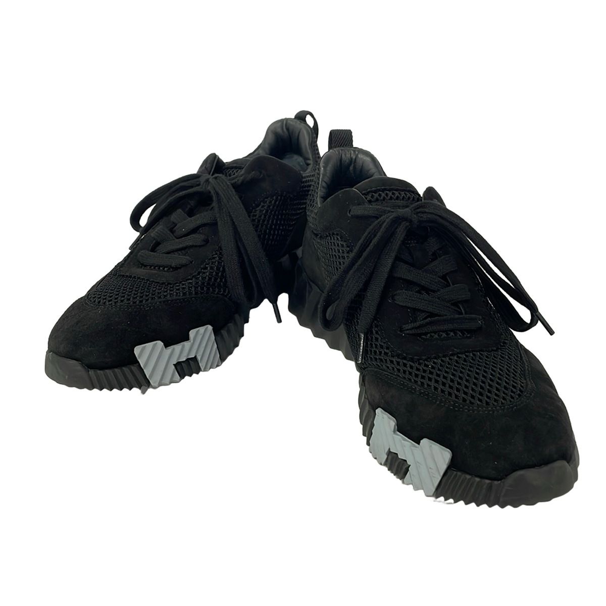 Hermes Sneakers 395 Bouncing Black White — view 2