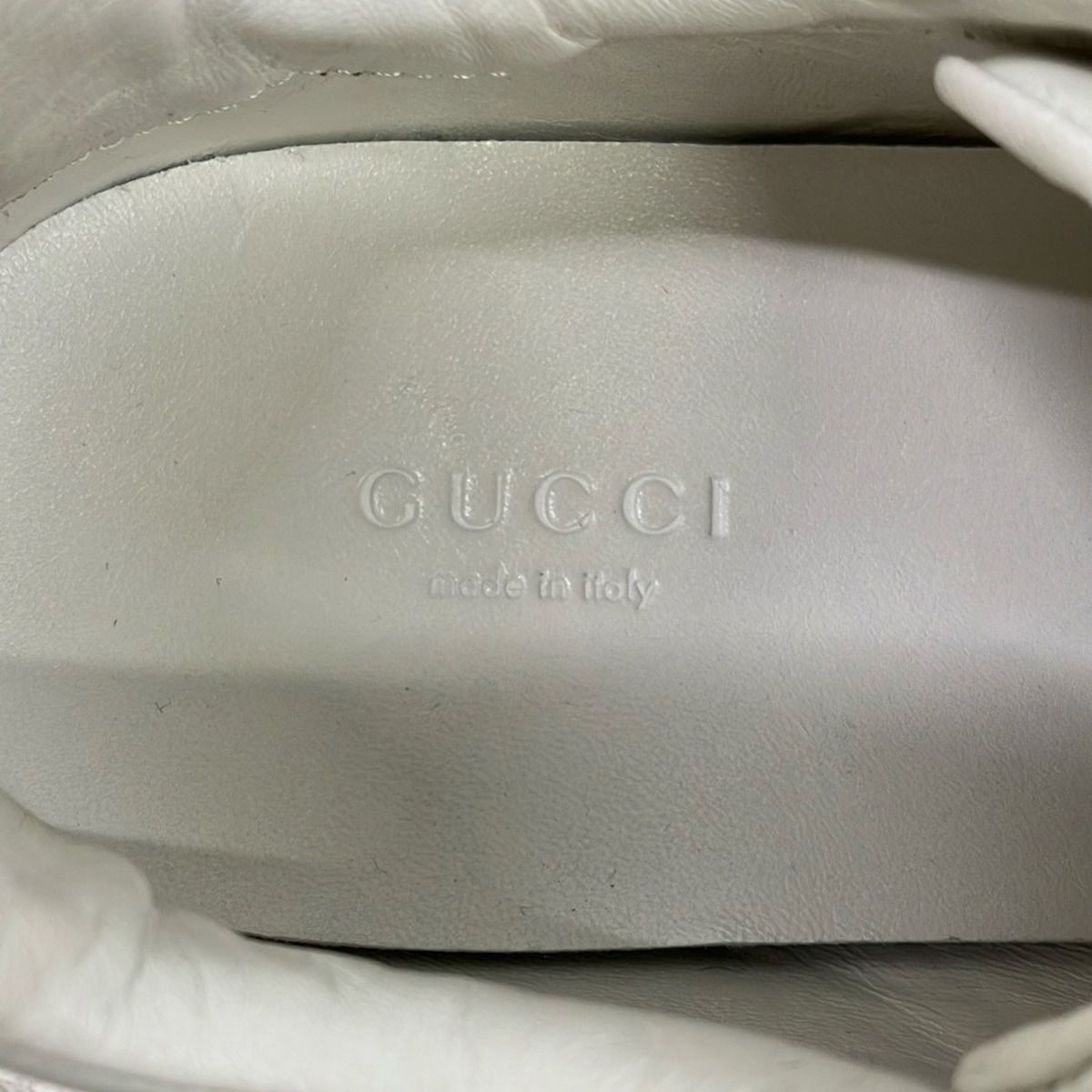 Gucci Sneakers 37 White Interlocking Leather — view 5