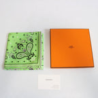 Hermes 55 Scarf Green — view 9