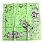 Hermes 55 Scarf Green