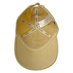 Celine Cap M Triomphe Baseball Cap Beige White Cotton — view 4