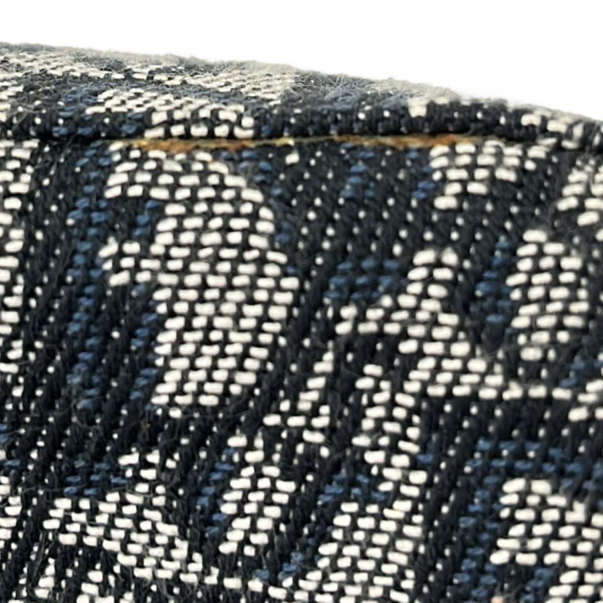 Dior Pouch Logo Glam Navy Dark Multi Leather — view 8