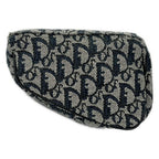 Dior Pouch Logo Glam Navy Dark Multi Leather — view 2