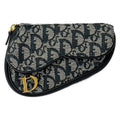 Dior Pouch Logo Glam Navy Dark Multi Leather