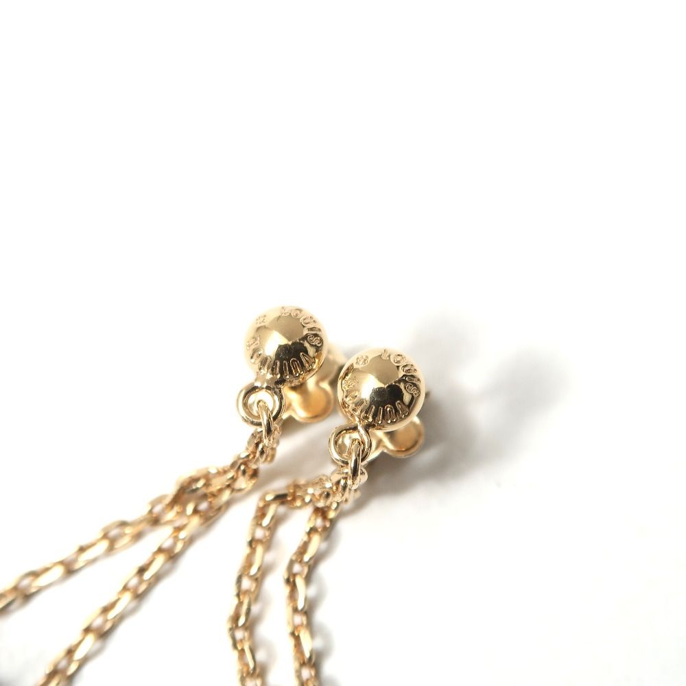 Louis Vuitton Book le Reille Pandan Gambling Earrings Chain Dice Motif — view 7